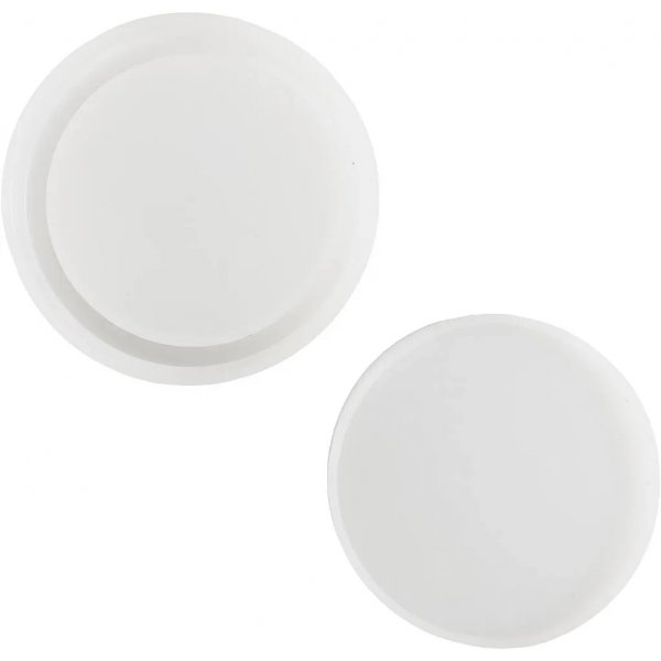 Moule en silicone, transparent mat, Pot avec couvercle