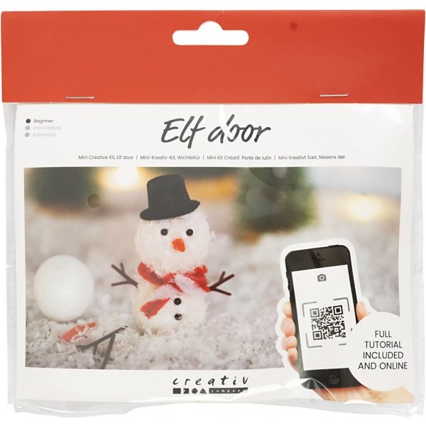 Mini Kit DIY Porte du Père Noël - Bonhomme de Neige Mini Kit DIY Porte du Père Noël - Bonhomme de Neige