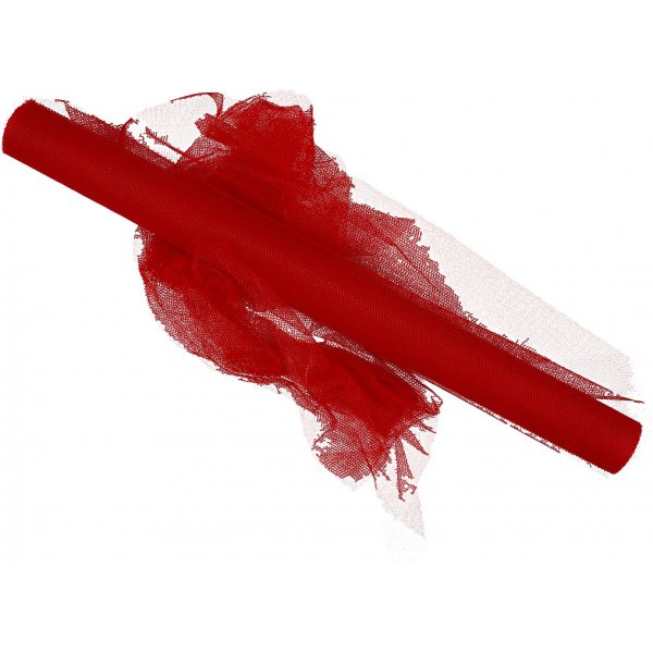 Tulle - rouge - 5 m Tulle - rouge - 5 m