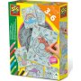Cartes  colorier scintillantes