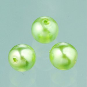 Perles de verre cire brillante 6 mm - vert clair 40 pcs. Perles de verre cire brillante 6 mm - vert clair 40 pcs.