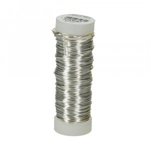 Fil de cuivre argenté 25 m - ø 0,5 mm Fil de cuivre argenté 25 m - ø 0,5 mm
