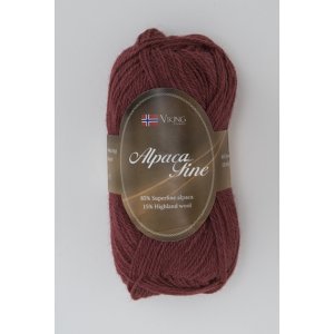 Fil Viking Alpaca Fine 50g - Rouge rouille (650) Fil Viking Alpaca Fine 50g - Rouge rouille (650)
