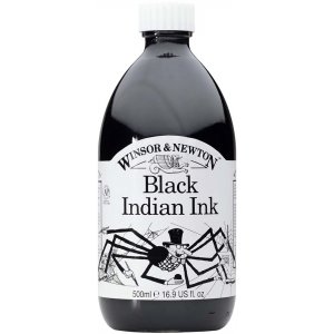Marqueur W&N 500ml - 030 Encre de Chine noire 500 ml Marqueur W&N 500ml - 030 Encre de Chine noire 500 ml