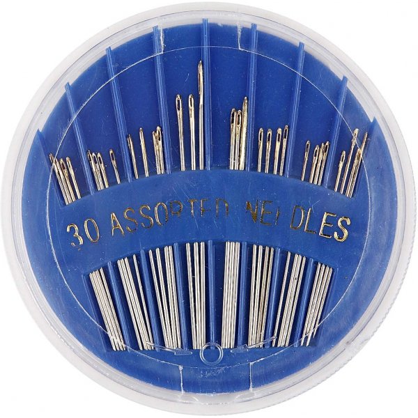 Aiguilles  coudre - non. 3-7 - 30 pices