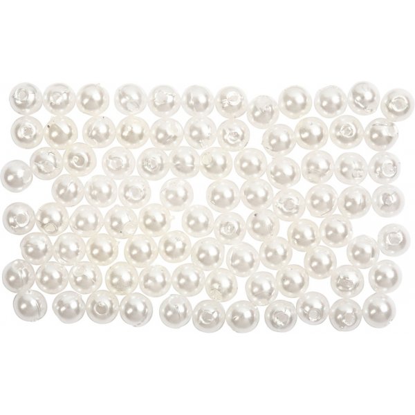 Perles de cire - nacre - 4 mm - 150 pcs