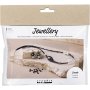 Mini DIY Kit Bijoux, harmonie noire, Collier lourd