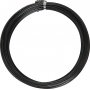 Fil d'aluminium - 2 mm - noir - 10 m