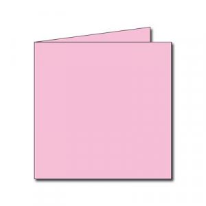 Carte Double Pollen 135x135 - Paquet de 25 - Rose Carte Double Pollen 135x135 - Paquet de 25 - Rose