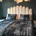 Image client Velours polyester 150 cm - Blanc cassé