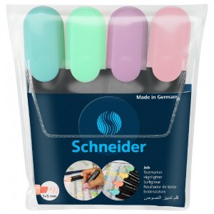 Surligneur Job - Pastel, paquet de 4 Surligneur Job - Pastel, paquet de 4