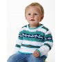 Patron tricot - Pull tricot avec motifs en couleurs