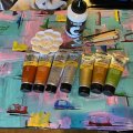 Image client Peinture acrylique W&N Galeria 120ml - 283 Or