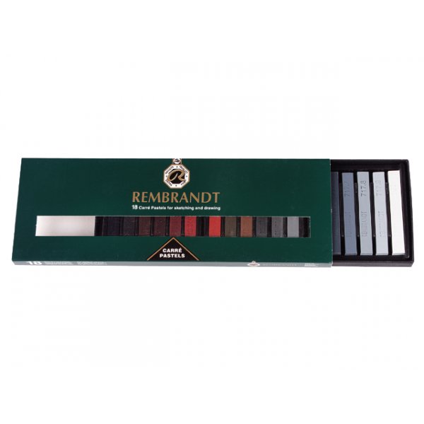 Rembrandt Carr Pastel en set - toute la srie - 18 pcs