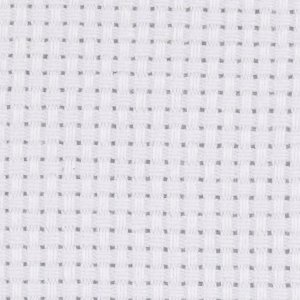 Tissu à broder Aïda - blanc - 50x50 cm, 43 carrés par 10 cm Tissu à broder Aïda - blanc - 50x50 cm, 43 carrés par 10 cm