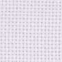 Tissu  broder Ada - blanc - 50x50 cm, 43 carrs par 10 cm
