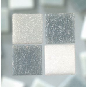 MosaixPro - mosaïque de verre 10 x 10 mm - mélange gris 1 000 g ~ 1 500 pcs. MosaixPro - mosaïque de verre 10 x 10 mm - mélange gris 1 000 g ~ 1 500 pcs.