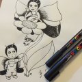 Image client Posca Marqueur PC-1MR 0,7 mm Ultra Fin - Noir