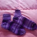 Image client Fil Viking Raggen 150g - Violet/rose(769)