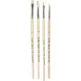 Pinceaux Natur Line - no. 00+1+2+4 - assiette - 4 pices