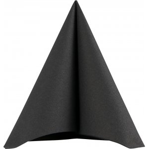 Serviettes - noir - 20 pcs Serviettes - noir - 20 pcs