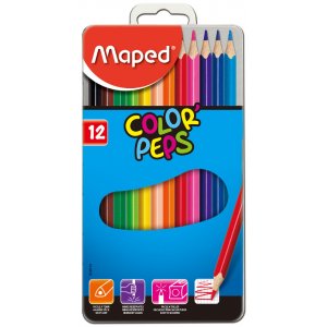 Set de crayons de couleur Maped - 12 Crayons Set de crayons de couleur Maped - 12 Crayons