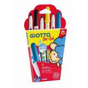 Stylos Tush Giotto be-bé - pack de 6 Stylos Tush Giotto be-bé - pack de 6
