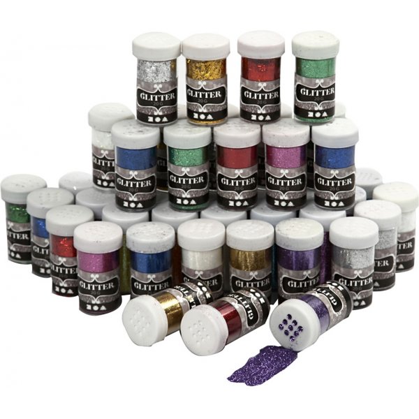 Paillettes - couleurs mlanges - 46 x 20 g