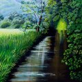 Image client Bloc de peinture acrylique 400 g 40x40 cm