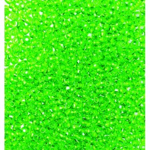 Rocailles transparentes - vert clair Rocailles transparentes - vert clair