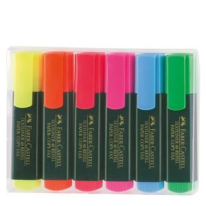 Surligneurs Faber-Castell - 6 Couleurs Surligneurs Faber-Castell - 6 Couleurs