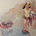 Image client Peinture aquarelle W&N Cotman Tube 21ml - 103 Rouge Cadmium teinte pâle