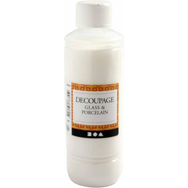 Vernis de dcoupage - verre et porcelaine - 250 ml