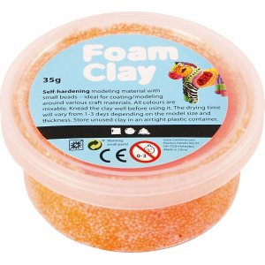 Foam Clay® - orange fluo - 35 g Foam Clay® - orange fluo - 35 g