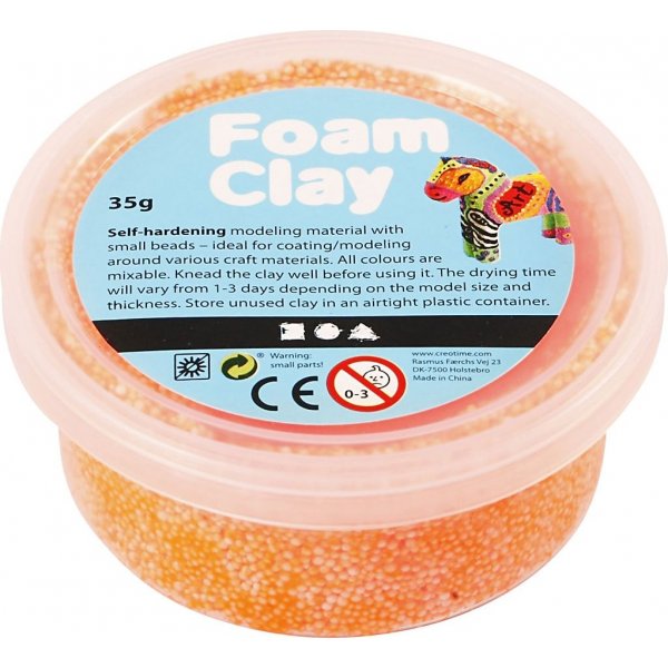 Foam Clay® - orange fluo - 35 g