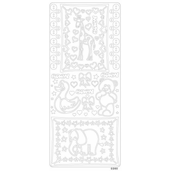 Peel offs - Carte bb