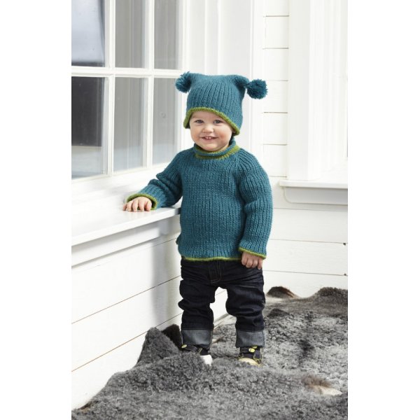 Patron de tricot - Cardigan, pull et bonnet en maille ctele