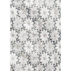 Tissu ciré dentelle Aster Tissu ciré dentelle Aster