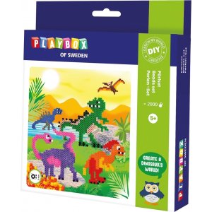 Les dinosaures en perles Les dinosaures en perles