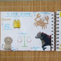Image client Album pour scrapbooking A 5 / 21 x 15 cm - marron 25 pages avec fil spiralé