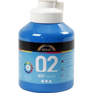 Peinture scolaire - Acrylique - bleu primaire - mate - 500 ml Peinture scolaire - Acrylique - bleu primaire - mate - 500 ml