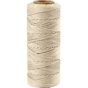 Corde en bambou - blanc cassé - 65 m Corde en bambou - blanc cassé - 65 m
