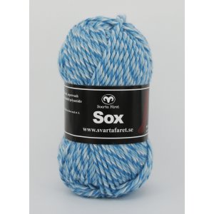 Sox 50g - Turquoise/turquoise foncé/écru (11) Sox 50g - Turquoise/turquoise foncé/écru (11)