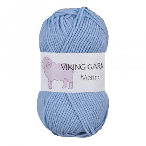 Fil Viking Mérinos 50g - Bleu clair (820) Fil Viking Mérinos 50g - Bleu clair (820)