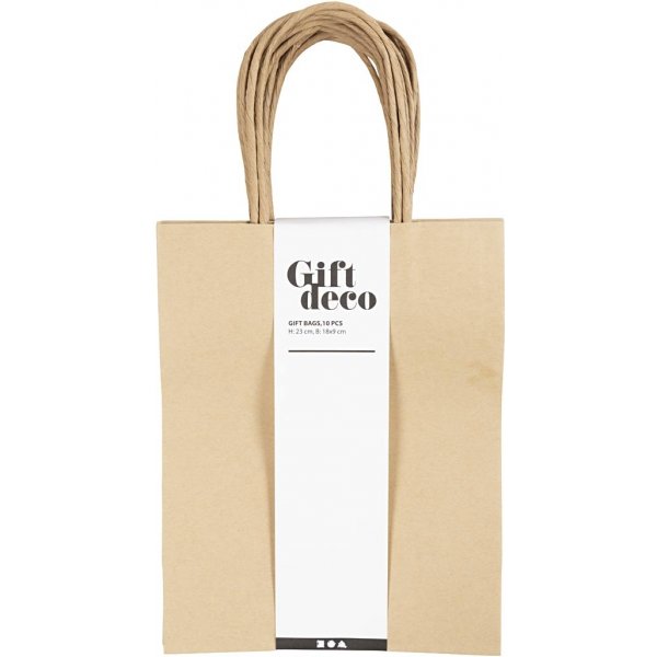 Sacs en papier - marron - 10 pcs Sacs en papier - marron - 10 pcs