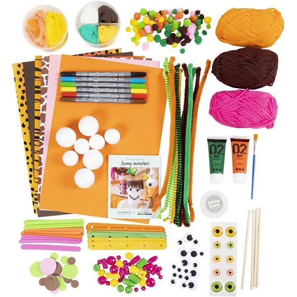 Maxi DIY Mix Funny Monsters, couleurs mélangées Maxi DIY Mix Funny Monsters, couleurs mélangées