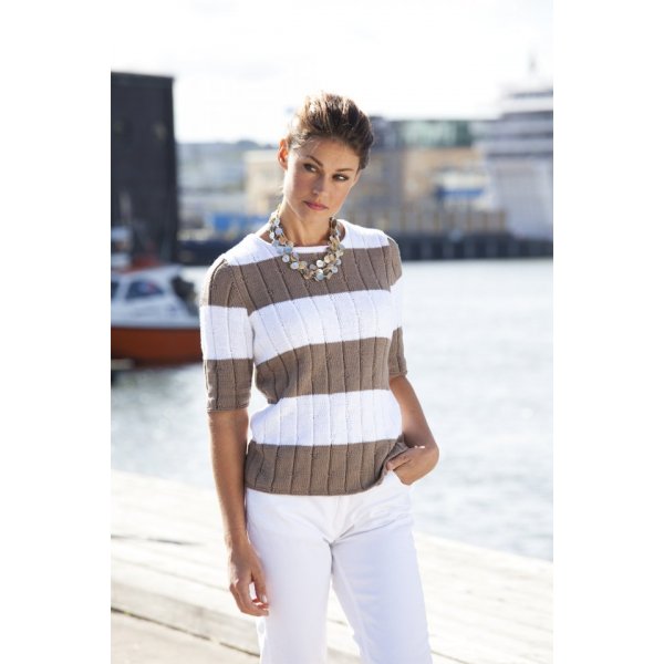 Patron tricot - Pull en motif structur