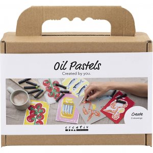 Kit de mini-cartes pastel à l'huile DIY Poissons et fruits de mer Gris et blanc 8 pièces Kit de mini-cartes pastel à l'huile DIY Poissons et fruits de mer Gris et blanc 8 pièces