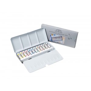 Peinture aquarelle W&N Professional Tubes en boîte émaillée Peinture aquarelle W&N Professional Tubes en boîte émaillée