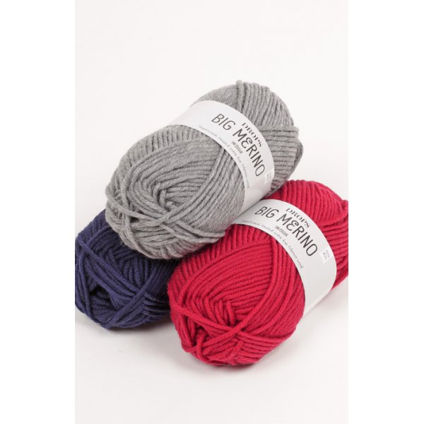 Drops Big Merino fil - 50g (environ 20 choix de couleurs différents) Drops Big Merino fil - 50g (environ 20 choix de couleurs différents)